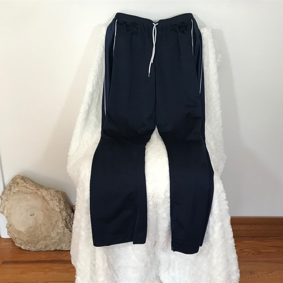 Nike Dark Blue Youth Sport Pant (Fits Women’s Small - US Product)/Side Stripes - Picture 2 of 14